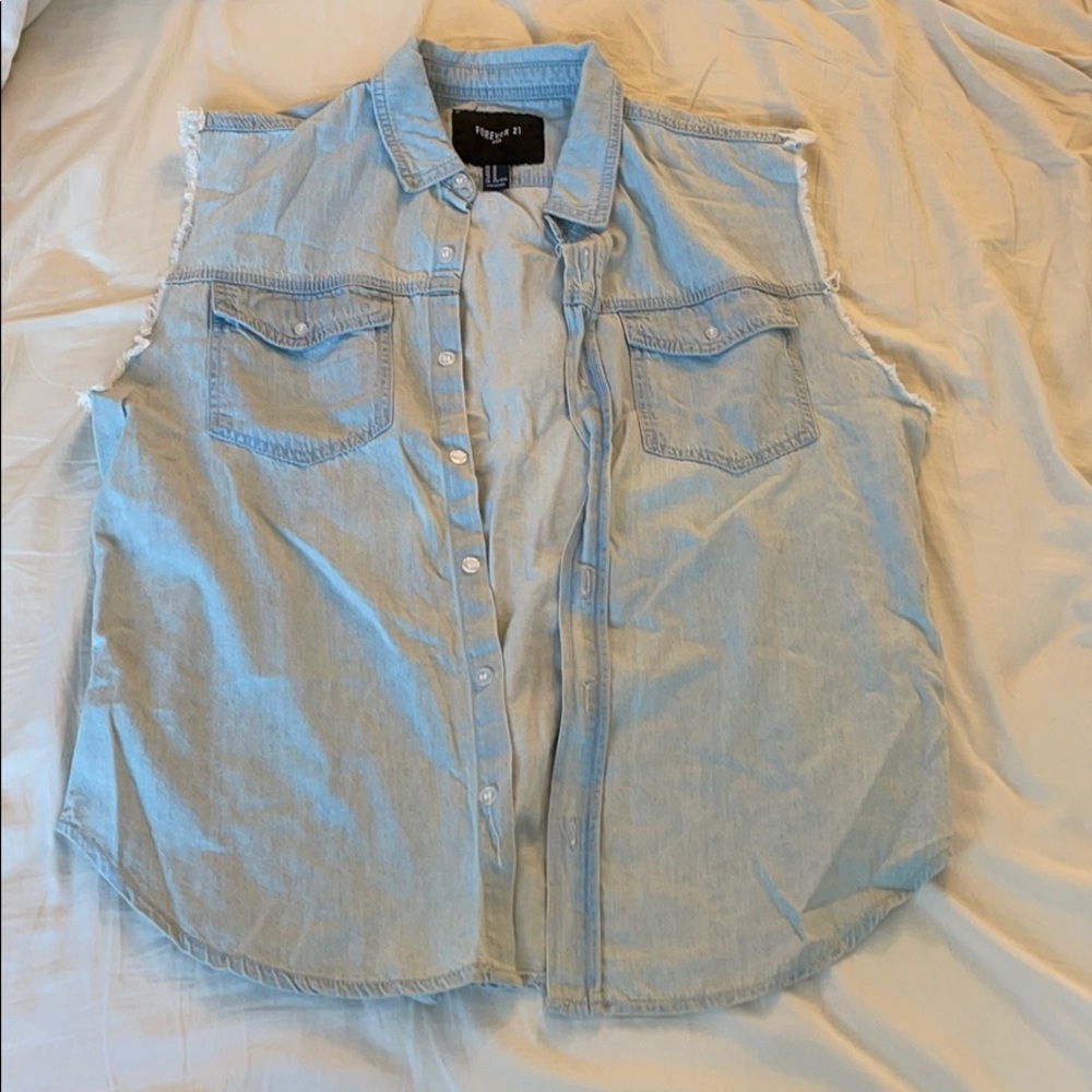 Unisex Denim Vest